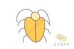 一分钟学会 甲虫简笔画