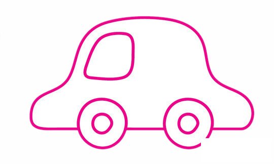 小汽车简笔画图片