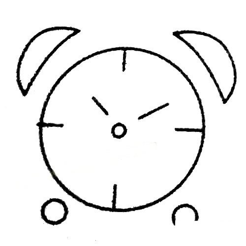 钟表简笔画大全及画法步骤