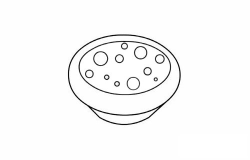 蛋挞简笔画图片