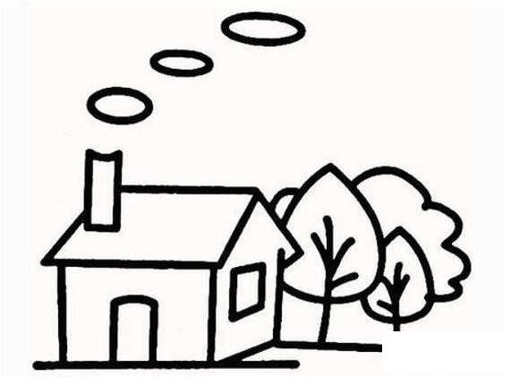 房屋简笔画