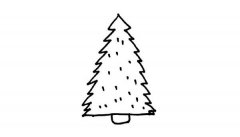 一组好看简单的大树简笔画图片大全