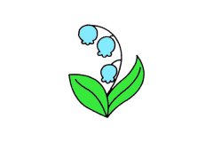 铃兰花简笔画