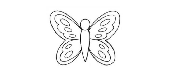 蝴蝶简笔画图片大全