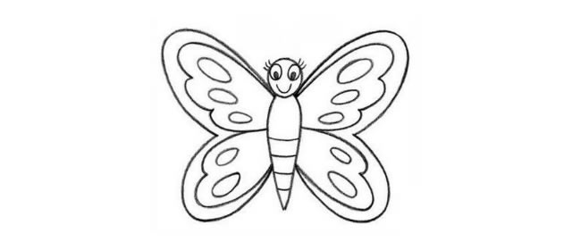 蝴蝶简笔画图片大全
