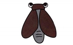 蝉的简笔画步骤图片大全