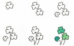 19种植物简笔画小教程 亲子活动素材