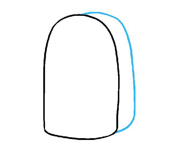 书包简笔画绘画步骤