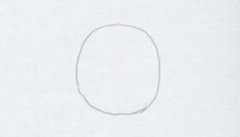 呆萌小猪简笔画的画法步骤教程