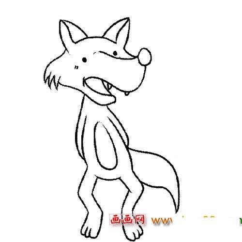 大灰狼│动物简笔画3