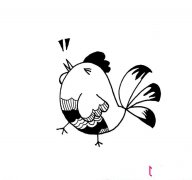 漂亮的公鸡简笔画,打鸣的公鸡