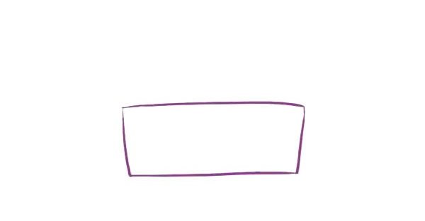 三层生日蛋糕简笔画步骤图解教程