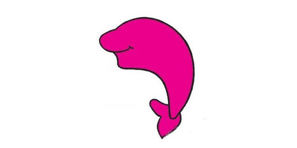 海豚简笔画图片