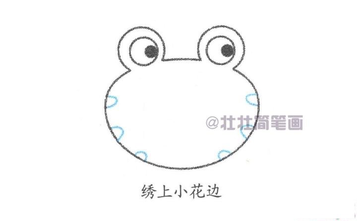 青蛙简笔画画法_怎么画青蛙的简笔画