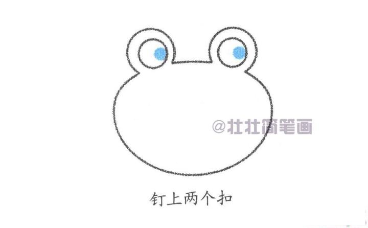 青蛙简笔画画法_怎么画青蛙的简笔画