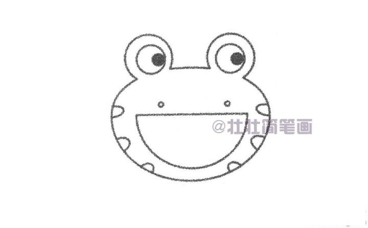 青蛙简笔画画法_怎么画青蛙的简笔画