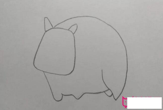 漂亮的儿童画教程,可爱的奶牛