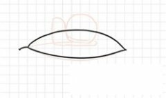 蜗牛简笔画带颜色