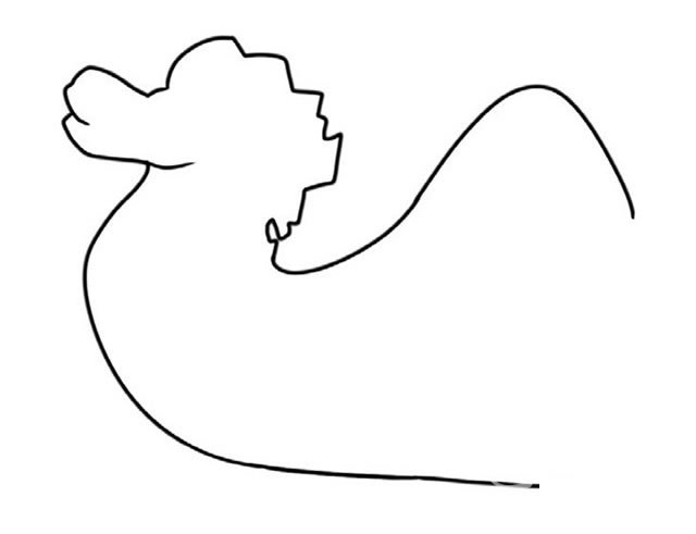 骆驼简笔画步骤图