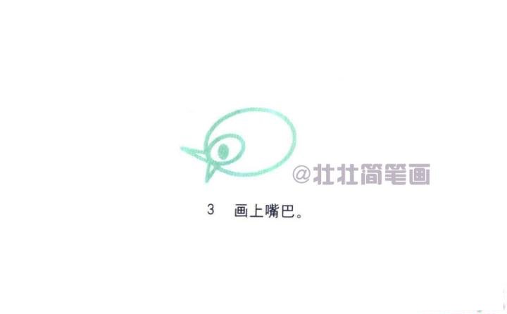 麻雀简笔画画法_怎么画麻雀的简笔画