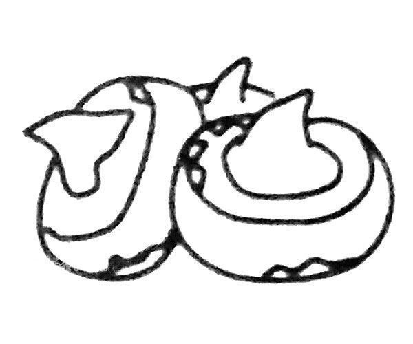 马蹄简笔画步骤图解