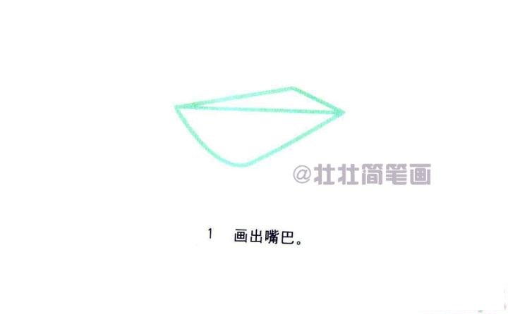 鸬鹚简笔画画法_怎么画鸬鹚的简笔画