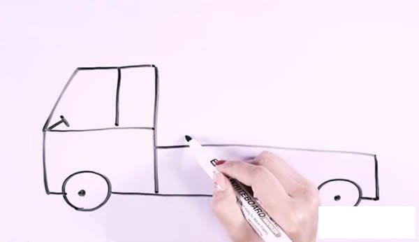 吊车怎么画简笔画图片