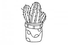 各种手绘盆栽植物简笔画图片大全