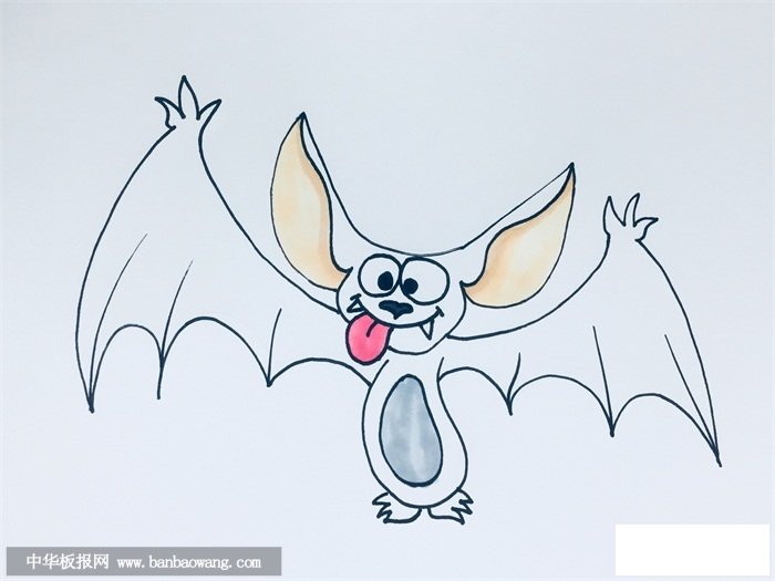 蝙蝠怎么画简笔画