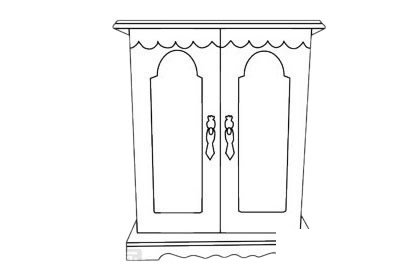 柜简笔画图片