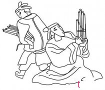 滥竽充数简笔画