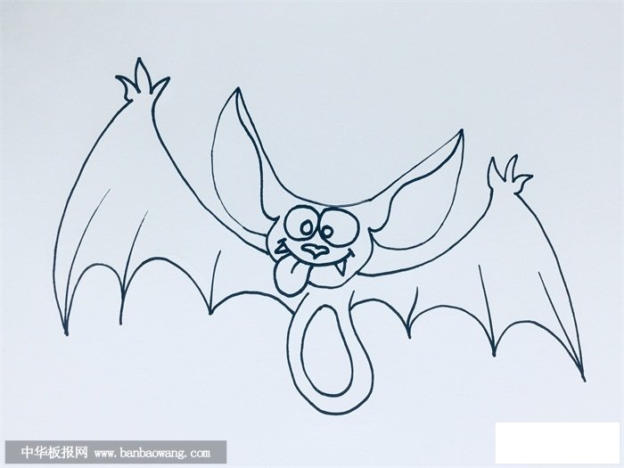 蝙蝠怎么画简笔画