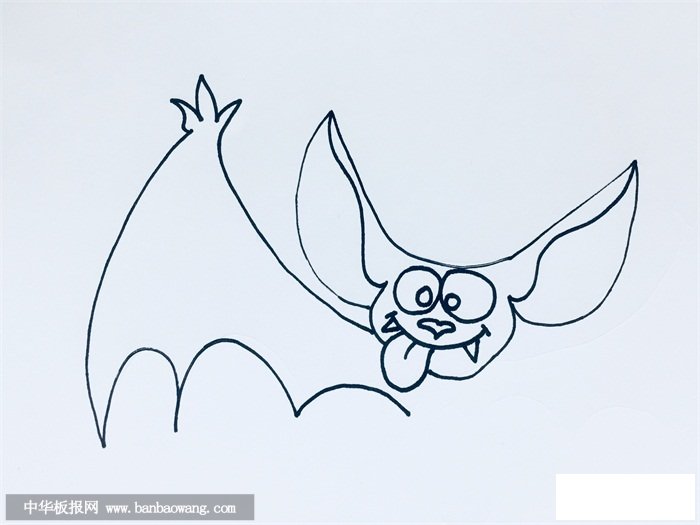 蝙蝠怎么画简笔画