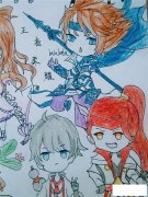 王者荣耀简笔画超浪的英雄