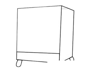 柜简笔画图片