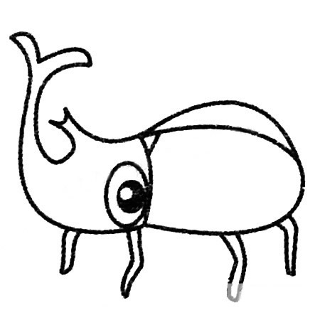 甲虫简笔画图片大全