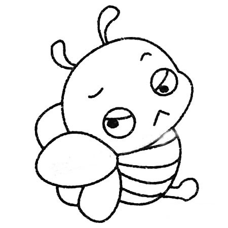 蜜蜂简笔画图片大全