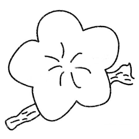 梅花简笔画图片大全