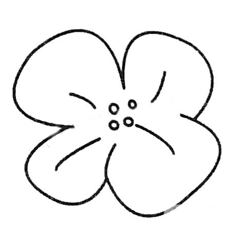 梅花花朵简笔画图片大全