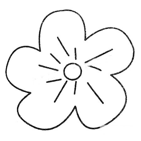 梅花花朵简笔画图片大全