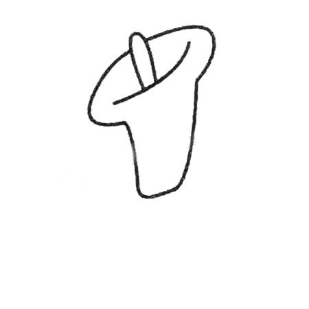 百合花简笔画大全及画法步骤