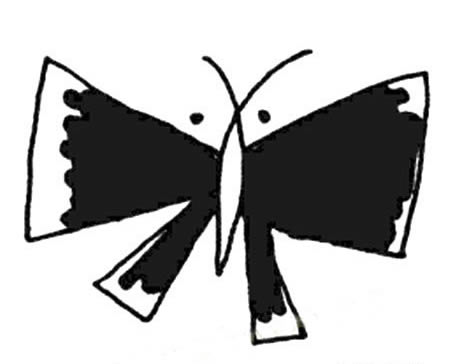 蝴蝶简笔画图片