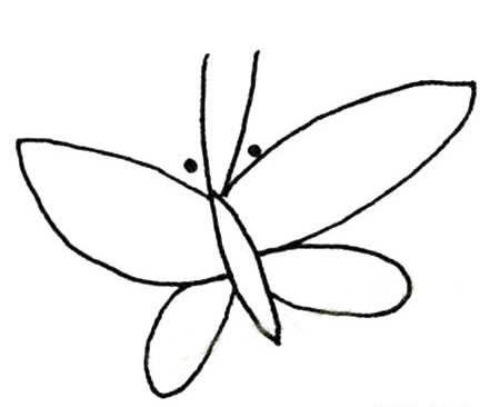 简单的蝴蝶简笔画图片大全