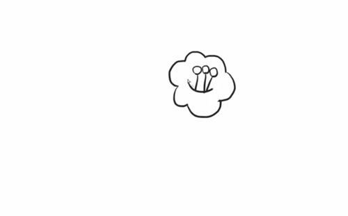 茶花简笔画步骤图解