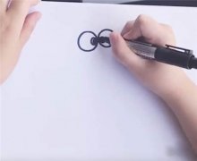 简笔画小蜜蜂的画法步骤图