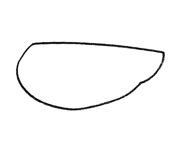 儿童学画蚱蜢简笔画步骤1