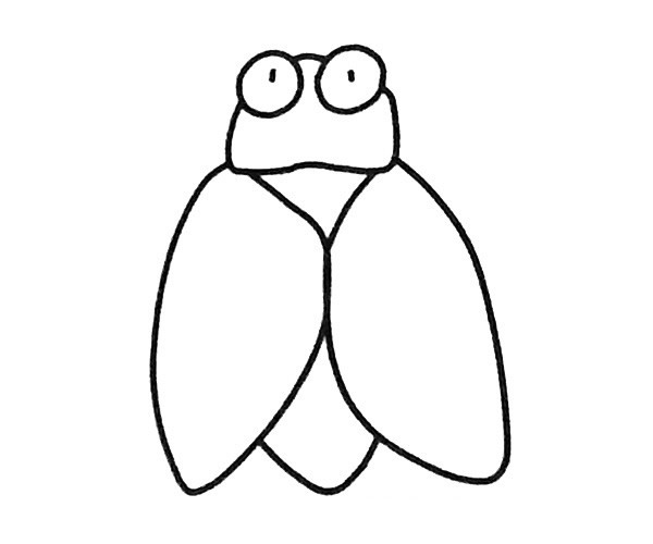 蝉的简笔画图片