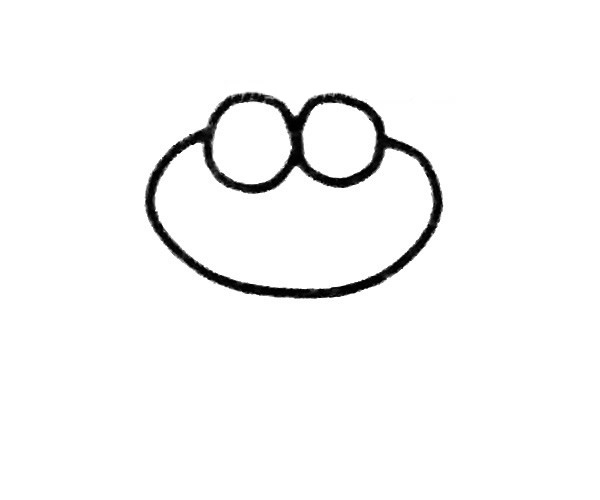 卡通蜘蛛简笔画步骤2