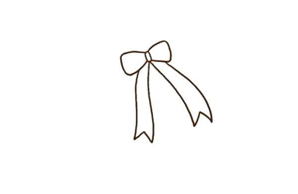 包装漂亮的玫瑰花简笔画