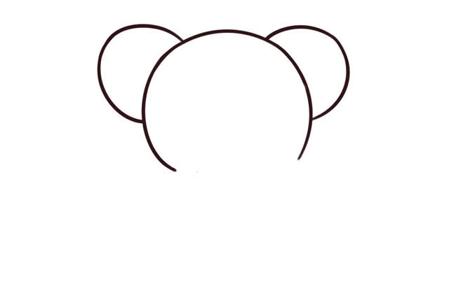 卡通大象简笔画